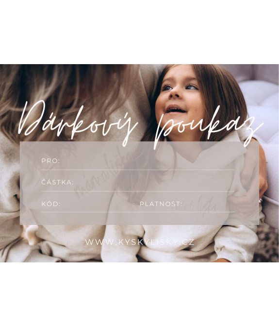 DÁRKOVÝ POUKAZ