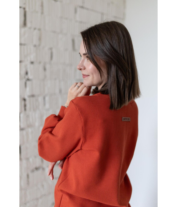 MIKINA SIMPLY VAFLOVÁ