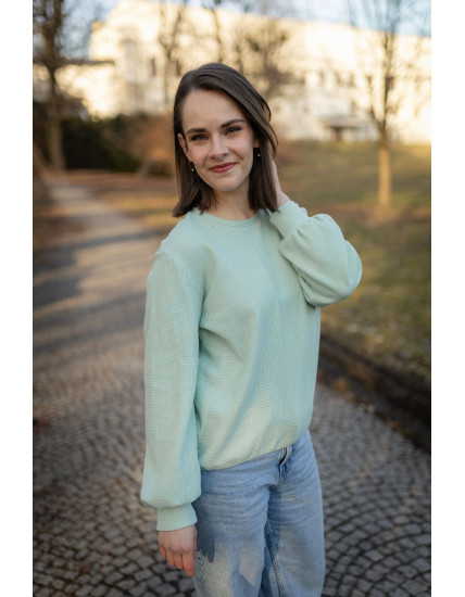 MIKINA SIMPLY VAFLOVÁ