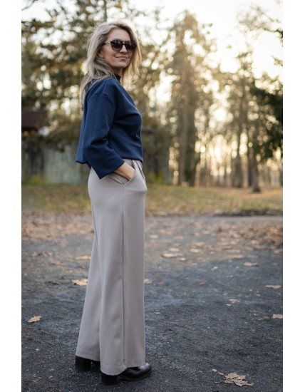 LINEA kalhoty se záhyby