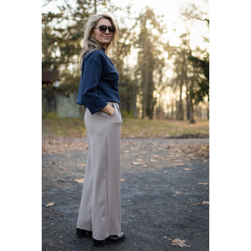 LINEA kalhoty se záhyby