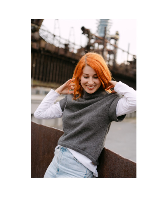 FLEECE VESTA Z BIOBAVLNY
