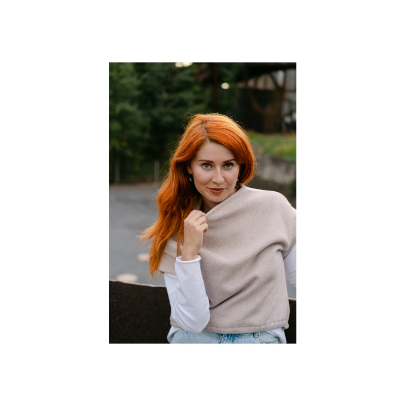 FLEECE VESTA Z BIOBAVLNY