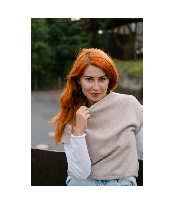 FLEECE VESTA Z BIOBAVLNY