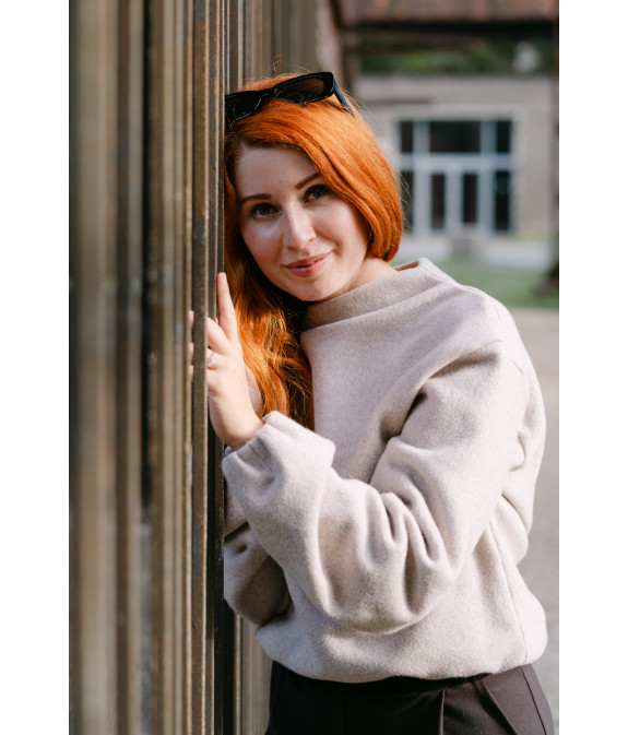 FLEECE MIKINA Z BIOBAVLNY